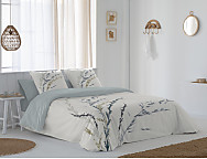 Funda nórdica 100% algodón Toscana color Azul o Rosa