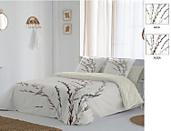 Funda nórdica 100% algodón Toscana color Azul o Rosa