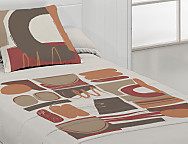 Edredón ajustable 100% Algodón Vita color Azul o Naranja