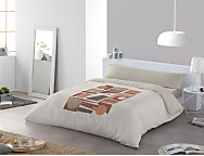 Funda nórdica 100% algodón Vita color Azul o Naranja