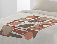 Funda nórdica 100% algodón Vita color Azul o Naranja