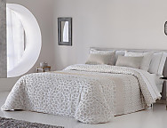 Edredón Conforter Nórdico Jacquard Atenas color Beige o Plata