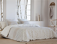 Haz clic para ampliar Funda nórdica Jacquard Atenas color color Beige o Plata