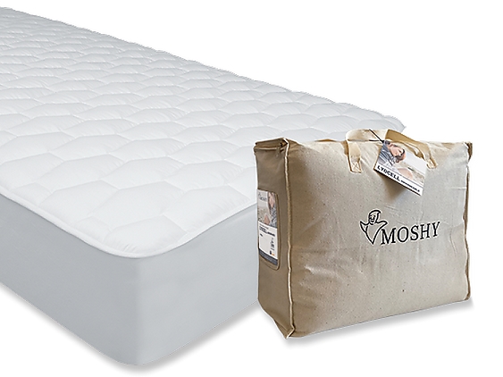 Moshy - Cubrecolchón acolchado impermeable Lyocell alto 30 o 40cm