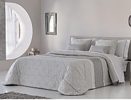 Haz clic para ampliar Edredón Conforter Nórdico Jacquard Corinto JVR color Beige o Gris