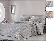 Haz clic para ampliar Edredón Conforter Nórdico Jacquard Corinto JVR color Beige o Gris
