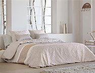 Funda nórdica Jacquard Corinto JVR color Beige o Gris