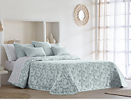 Colcha Reversible Elis color Beige, Gris o Turquesa