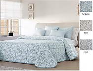 Edredón Conforter Nórdico Jacquard Elis color Beige, Gris o Turquesa