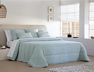 Edredón Conforter Nórdico Jacquard Mikonos color Beige, Gris o Turquesa