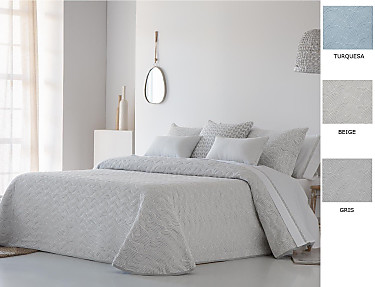 JVR - Bouti Jacquard Rodas color Beige, Gris o Turquesa