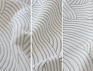 Colcha Reversible Rodas color Beige, Gris o Turquesa