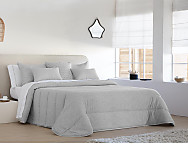 Edredón Conforter Nórdico Jacquard Rodas color Beige, Gris o Turquesa