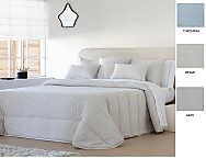 Edredón Conforter Nórdico Jacquard Rodas color Beige, Gris o Turquesa