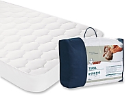 Cubrecolchón acolchado impermeable Turia alto 30cm