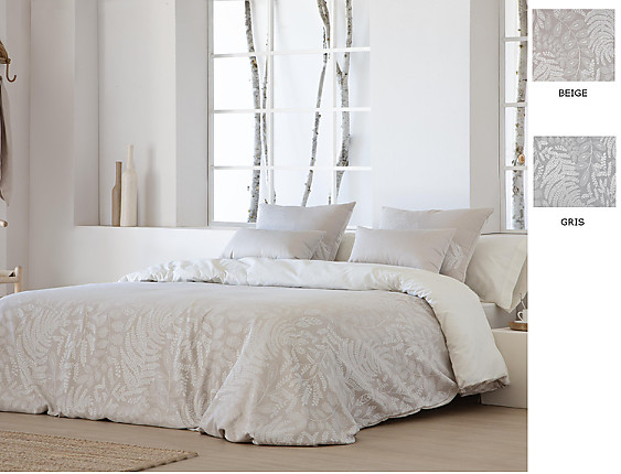 JVR - Funda nórdica Jacquard Tebas color Beige o Gris