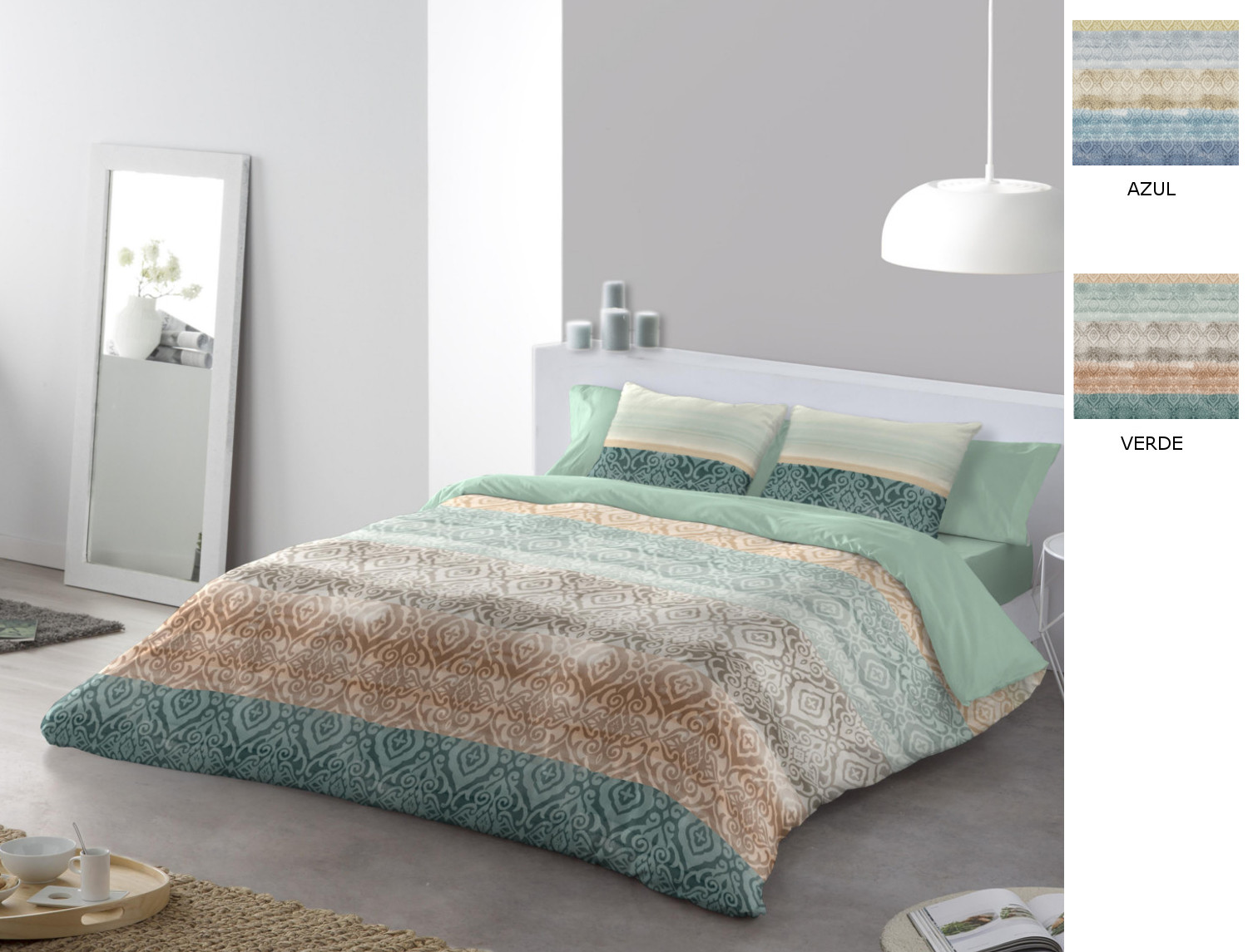 JVR Funda nórdica Bakar JVR color Azul o Verde