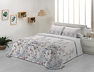 Colcha Bouti Dalia color Beige o Gris