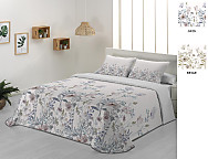 Colcha Bouti Dalia color Beige o Gris