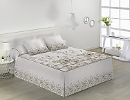 Colcha Edredón Dalia color Beige o Gris