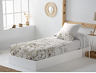 Edredón ajustable Dalia color Beige o Gris