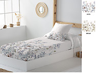 Edredón ajustable Dalia color Beige o Gris