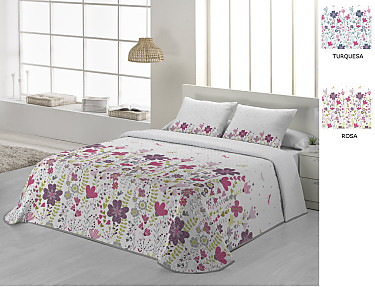 JVR - Colcha Bouti Greta color Rosa o Turquesa