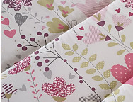 Colcha Edredón Greta color Rosa o Turquesa