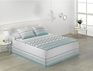 Colcha Edredón Haití color Rosa o Turquesa