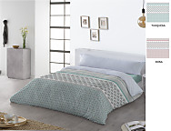 Funda nórdica Haití color Rosa o Turquesa