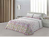 Colcha Bouti Helen color Rosa o Turquesa