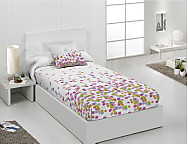 Edredón ajustable Helen color Rosa o Turquesa