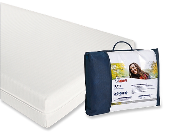 Moshy - Funda de colchón 100% algodón Irati alto 30cm