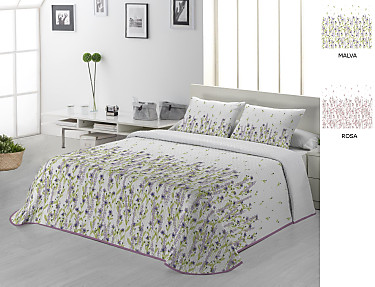 JVR - Colcha Bouti Holly color Malva o Rosa