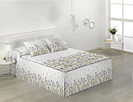 Colcha Edredón Holly color Malva o Rosa