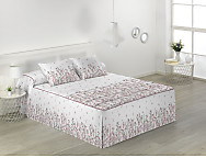 Colcha Edredón Holly color Malva o Rosa