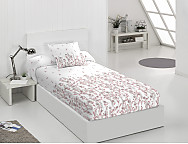 Edredón ajustable Holly color Malva o Rosa