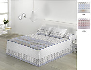 Colcha Edredón Jaipur color Azul o Rosa