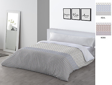 JVR - Funda nórdica Jaipur color Azul o Rosa