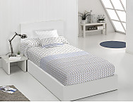 Edredón ajustable Jaipur color Azul o Rosa