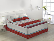 Haz clic para ampliar Colcha Edredón Lanes color Azul/Rojo o Dorado