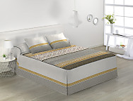 Haz clic para ampliar Colcha Edredón Lanes color Azul/Rojo o Dorado