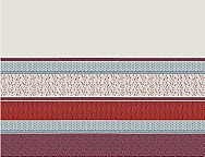 Edredón ajustable Lanes color Azul/Rojo o Dorado