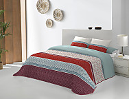 Edredón Conforter Nórdico Lanes color Azul/Rojo o Dorado