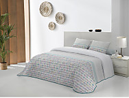 Haz clic para ampliar Edredón Conforter Nórdico Miami color Gris o Turquesa