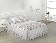 Colcha Edredón Miami color Gris o Turquesa