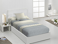 Edredón ajustable Nador color Gris o Turquesa