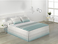 Colcha Edredón Niza color Rosa o Turquesa