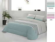 Edredón Conforter Nórdico Niza color Rosa o Turquesa