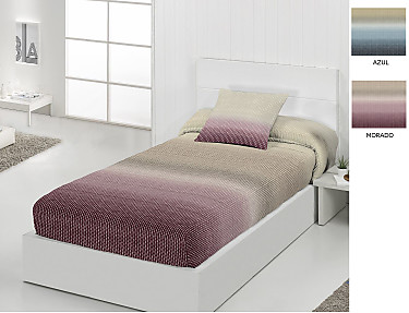 JVR - Edredón ajustable Siero color Azul o Morado